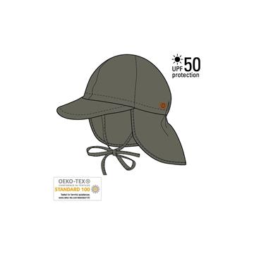 Mikk-Line - UV solhat m. lang nakke - Dusty Olive